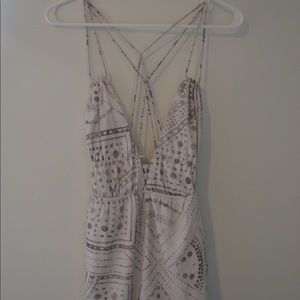 Printed Sabo Skirt Romper